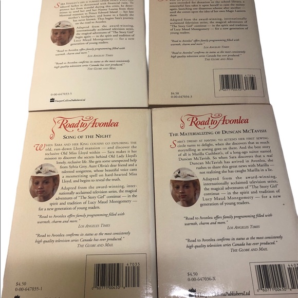 Vintage 1989 Road To Avonlea Paperback books 1-4 - Picture 7 of 8
